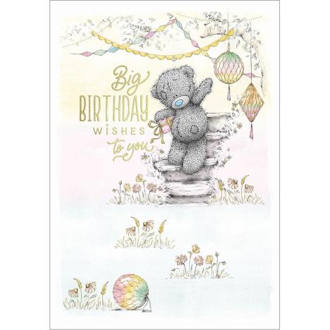 Big Birthday Wishes Me to You Bear Birthday Card £1.79